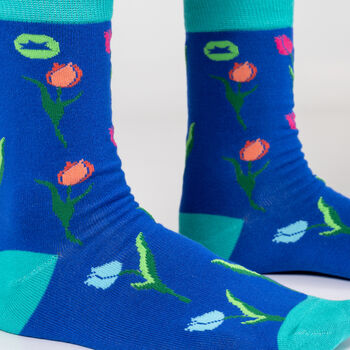 Bamboo Socks | Tulip Socks | Flower Socks | Nature Socks, 4 of 4