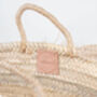 Raffia Tassel Basket, Natural, thumbnail 4 of 6