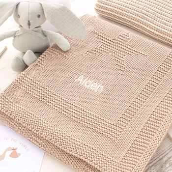 Personalised Little Star Unisex Baby Blanket, 4 of 12