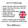 Makeup And Cosmetic Bag Gift Set Summer Poppies, thumbnail 8 of 11