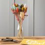 Dried Flower Posie + Vintage Bottle Vase Gift Set, thumbnail 5 of 9