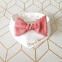 Personalised Bow Tie Dog Wedding Bandana, thumbnail 7 of 10