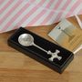 Christening Gifts Medieval Cross Pewter Spoon, thumbnail 6 of 9