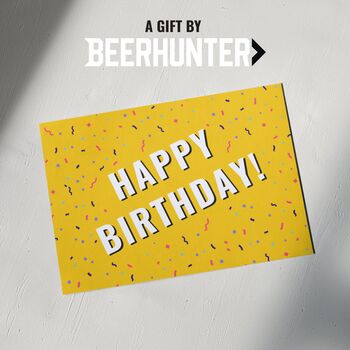 Personalised Gluten Free Craft Beer Gift Set With Glass, 4 of 6