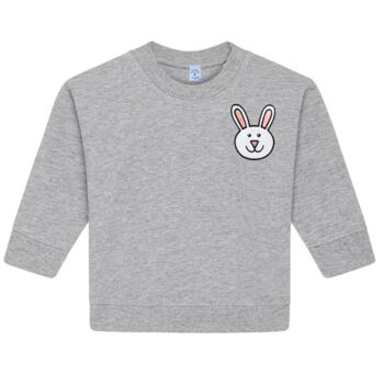 Easter Bunny Organic Cotton Sweatshirt, 3 of 7