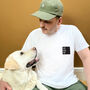 Child's D.O.B Or Special Date Father's Day Organic T Shirt, thumbnail 2 of 5