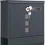 Post Box With Rotating Lid And Locking Mechanism, thumbnail 10 of 12