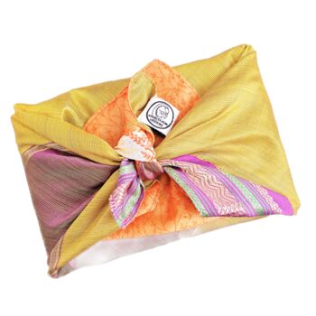 Extra Large Fabric Gift Wrap, Reusable Furoshiki, Eco Friendly Sari Gift Wrap, 3 of 12