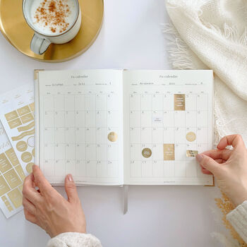 Wedding Planner Book Blush With Gold Foil, 8 of 12