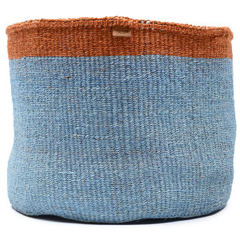 Mfupi: Xl Orange And Blue Storage Basket, 2 of 6