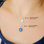 Tiny Evil Eye Necklace, thumbnail 3 of 6