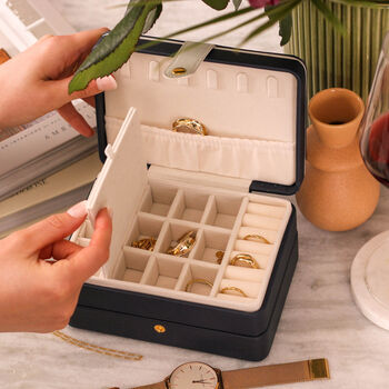 Personalised Large Hand Foiled Jewellery Initials Box, 9 of 12