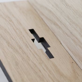 Men's Personalised Wooden Phone Holder, 4 of 4