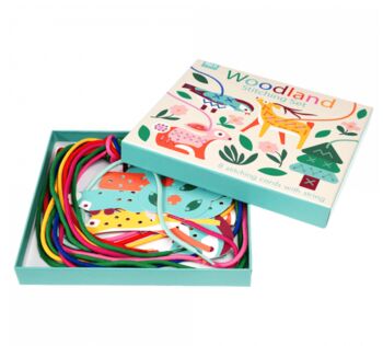 Learn To Sew Children's Stitching Craft Activity Set Woodland Animals, 3 of 3