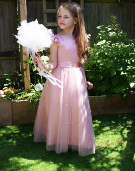 Helena Flower Girl Dress ~ In Rose, 7 of 10