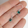 Sterling Silver Birthstone Sliding Bracelet, thumbnail 8 of 12