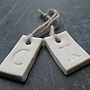 Porcelain Letter Tag, thumbnail 2 of 2