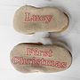 Personalised Merino Sheepskin Booties, thumbnail 5 of 8